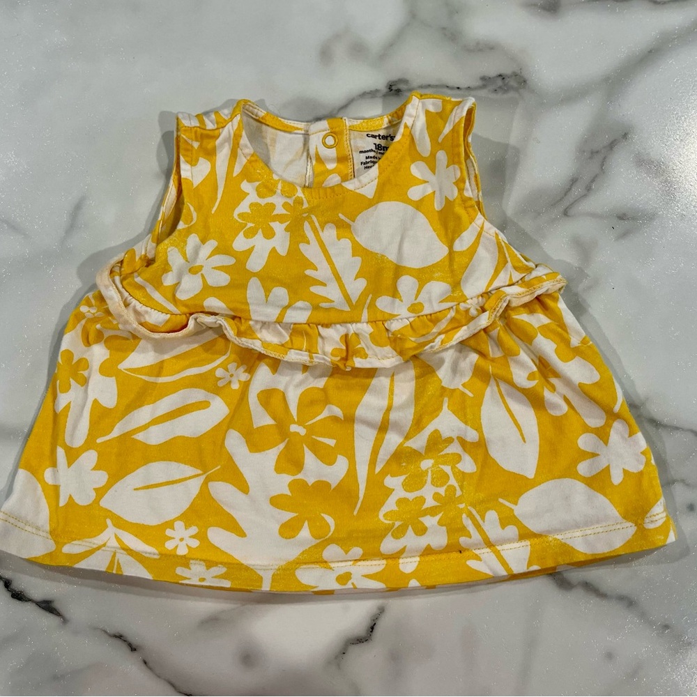 Carter's Sunny Floral Baby top